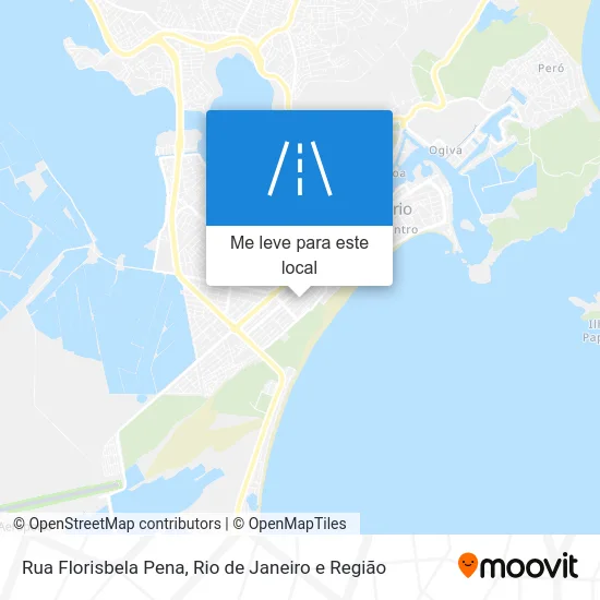 Rua Florisbela Pena mapa
