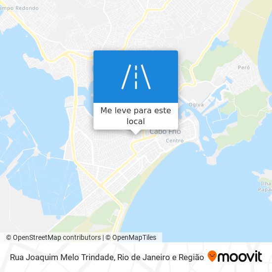 Rua Joaquim Melo Trindade mapa