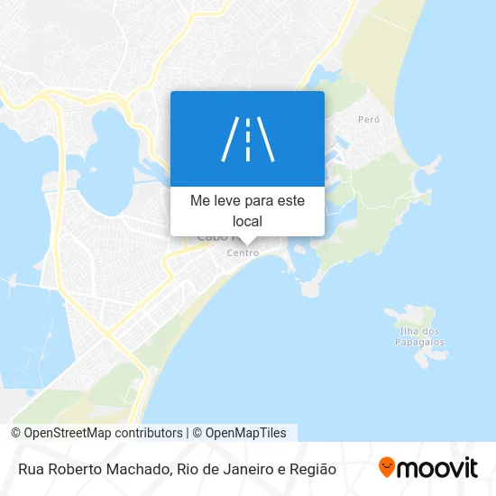 Rua Roberto Machado mapa