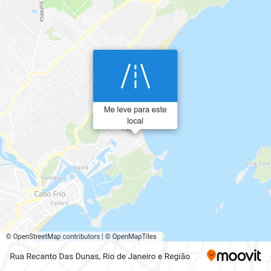 Rua Recanto Das Dunas mapa