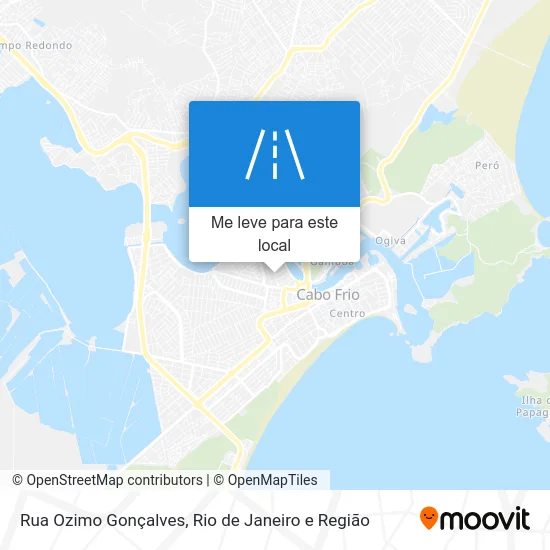 Rua Ozimo Gonçalves mapa