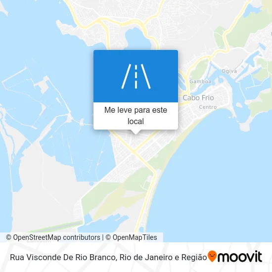 Rua Visconde De Rio Branco mapa