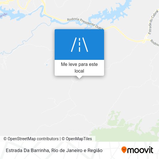 Estrada Da Barrinha mapa