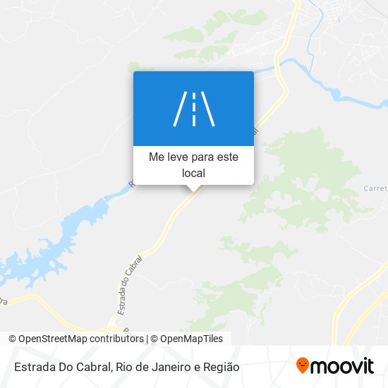 Estrada Do Cabral mapa
