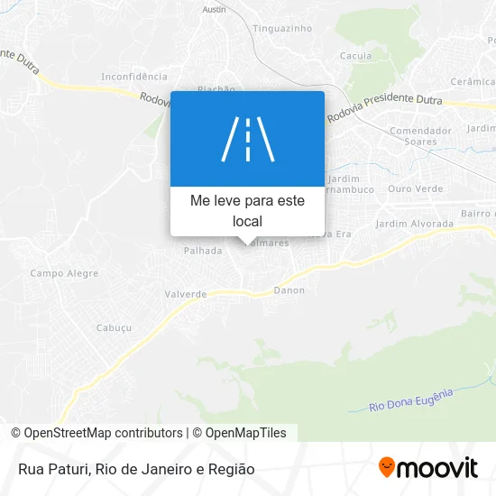 Rua Paturi mapa