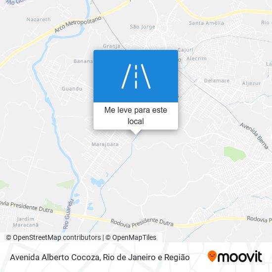 Avenida Alberto Cocoza mapa