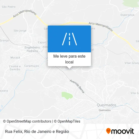 Rua Felix mapa