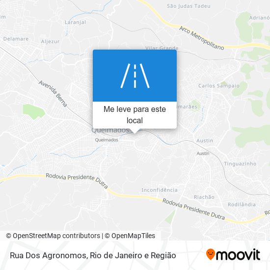 Rua Dos Agronomos mapa