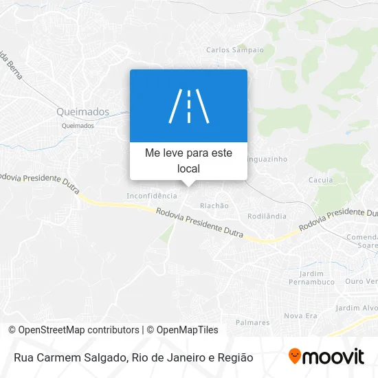 Rua Carmem Salgado mapa