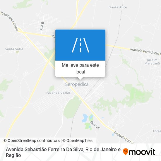 Avenida Sebastião Ferreira Da Silva mapa
