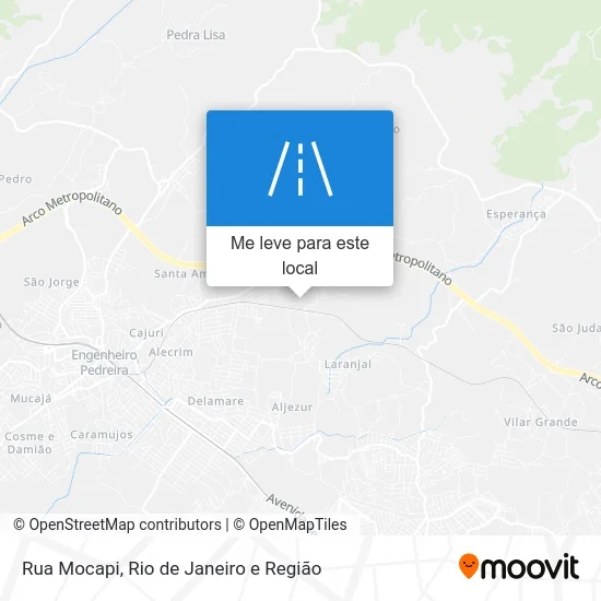Rua Mocapi mapa
