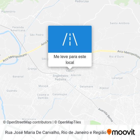 Rua José Maria De Carvalho mapa
