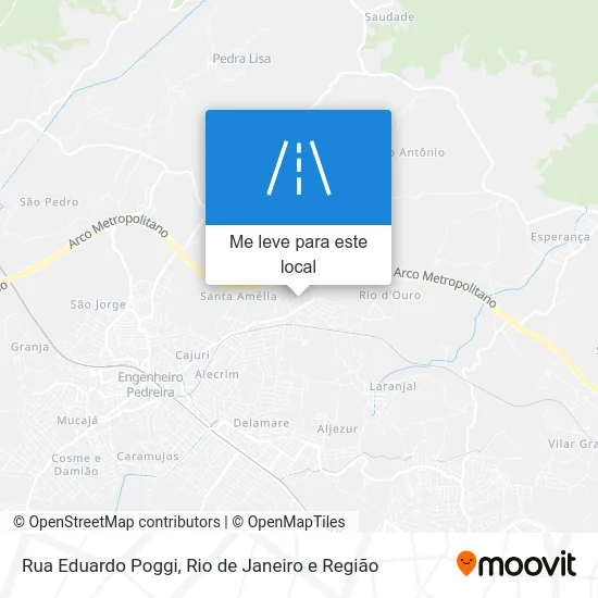 Rua Eduardo Poggi mapa