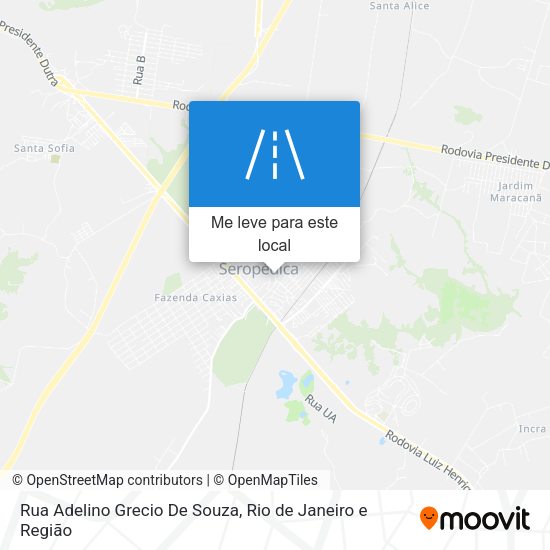 Rua Adelino Grecio De Souza mapa