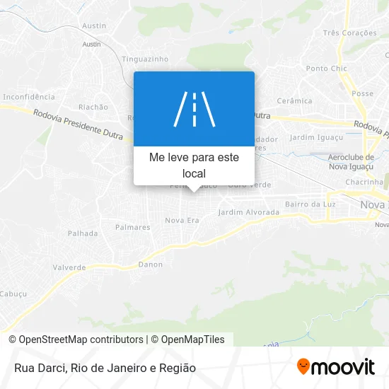 Rua Darci mapa