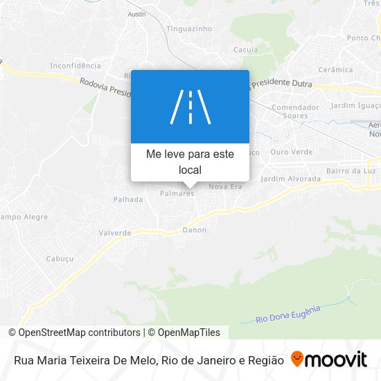 Rua Maria Teixeira De Melo mapa