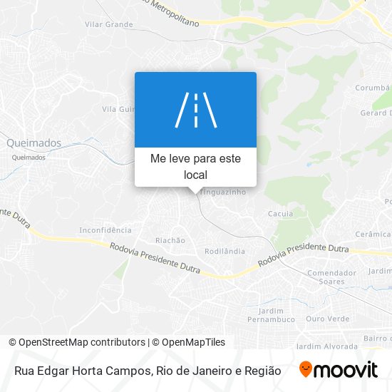 Rua Edgar Horta Campos mapa