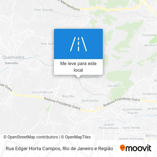 Rua Edgar Horta Campos mapa