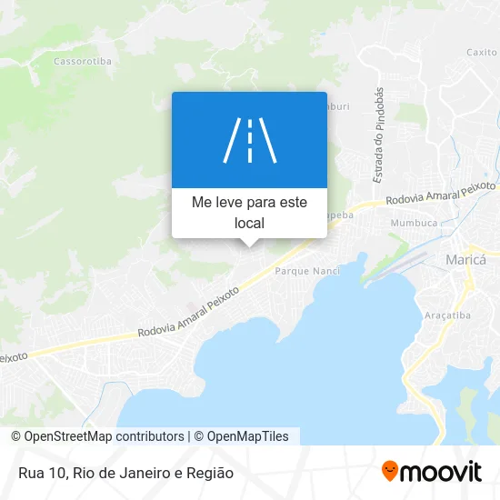Rua 10 mapa