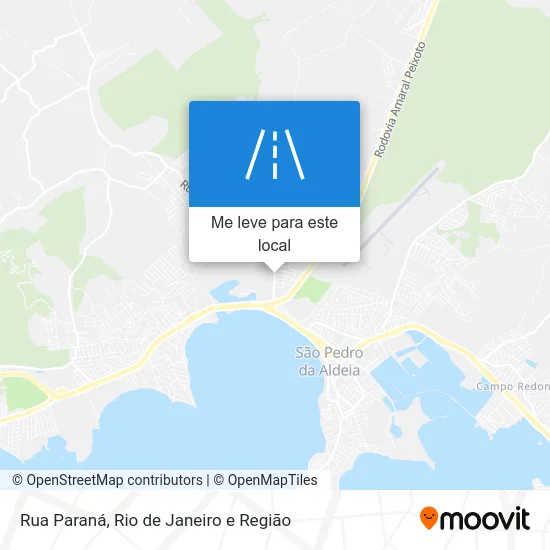Rua Paraná mapa