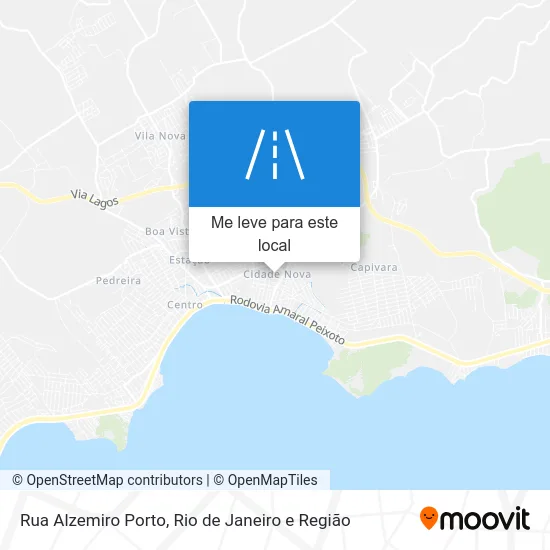 Rua Alzemiro Porto mapa