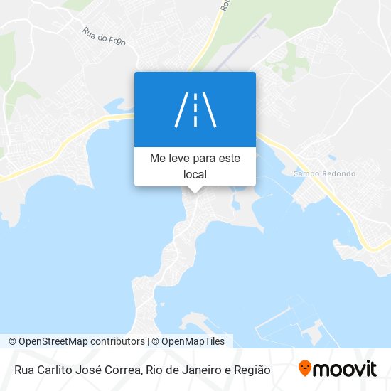 Rua Carlito José Correa mapa