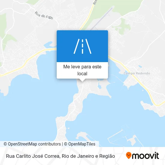 Rua Carlito José Correa mapa