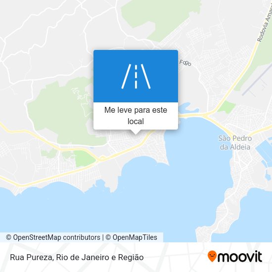 Rua Pureza mapa
