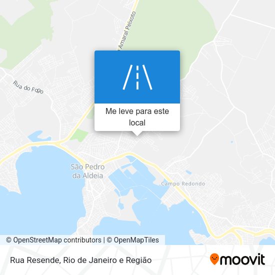 Rua Resende mapa