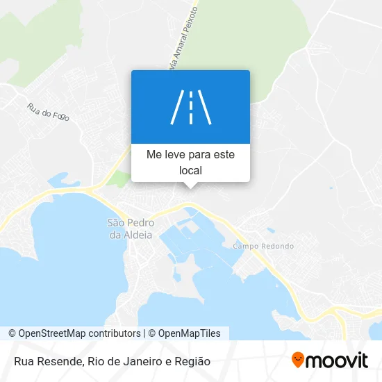 Rua Resende mapa