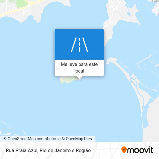 Rua Praia Azul mapa