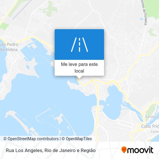 Rua Los Angeles mapa