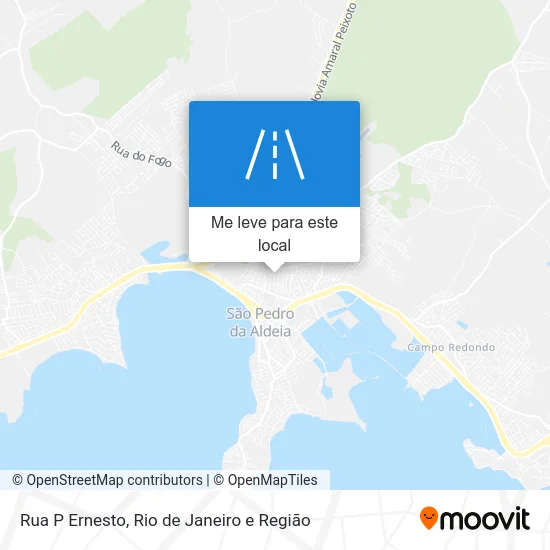 Rua P Ernesto mapa