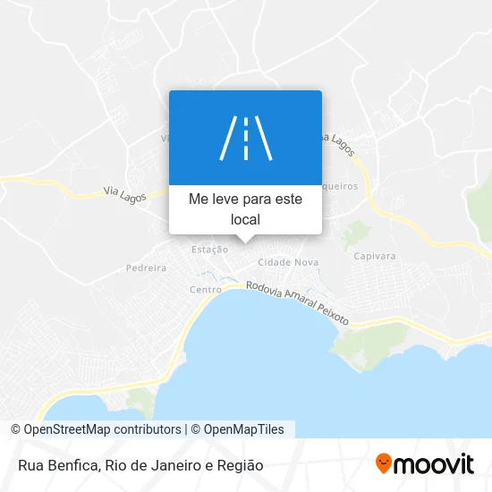 Rua Benfica mapa