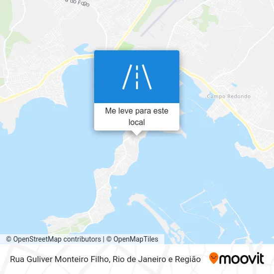 Rua Guliver Monteiro Filho mapa