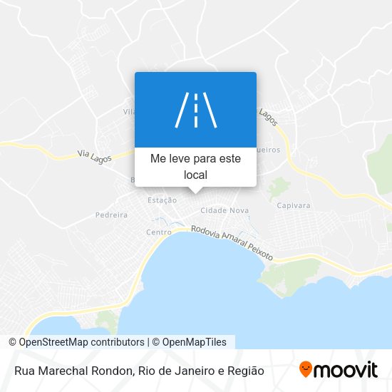 Rua Marechal Rondon mapa
