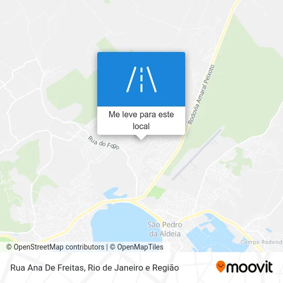 Rua Ana De Freitas mapa