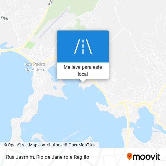 Rua Jasmim mapa