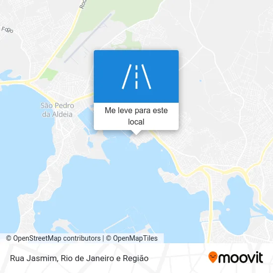 Rua Jasmim mapa