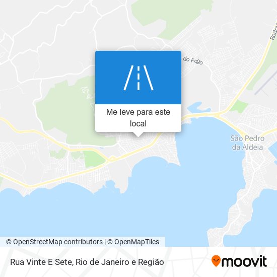 Rua Vinte E Sete mapa