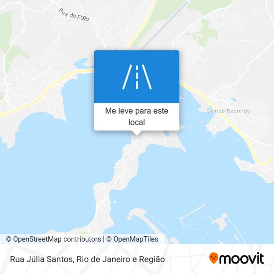 Rua Júlia Santos mapa