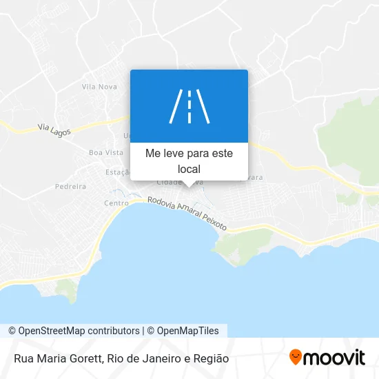 Rua Maria Gorett mapa
