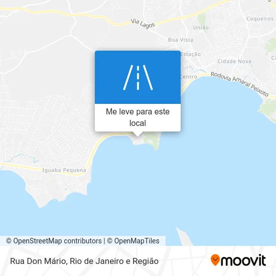 Rua Don Mário mapa
