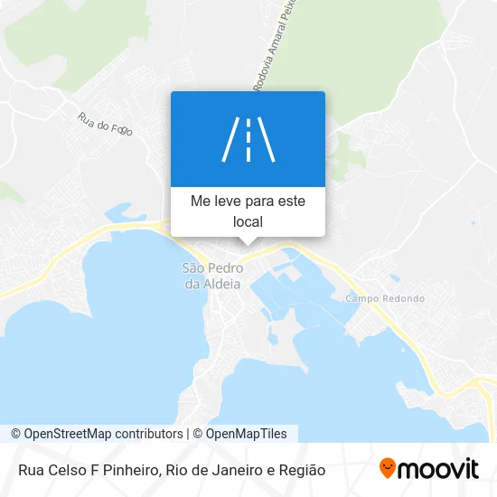 Rua Celso F Pinheiro mapa