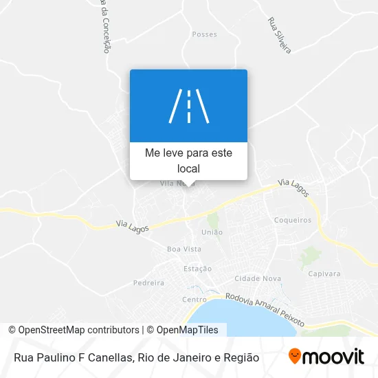 Rua Paulino F Canellas mapa