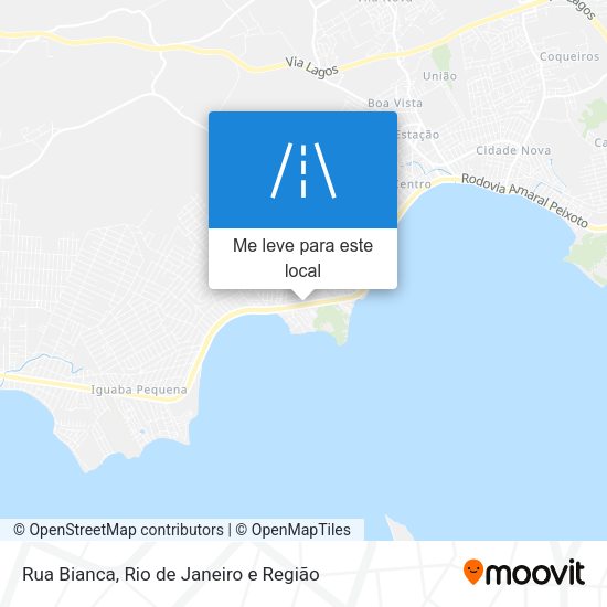 Rua Bianca mapa