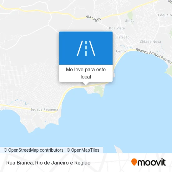 Rua Bianca mapa