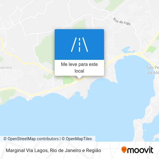Marginal Via Lagos mapa