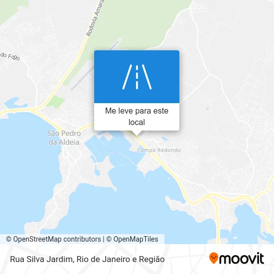 Rua Silva Jardim mapa