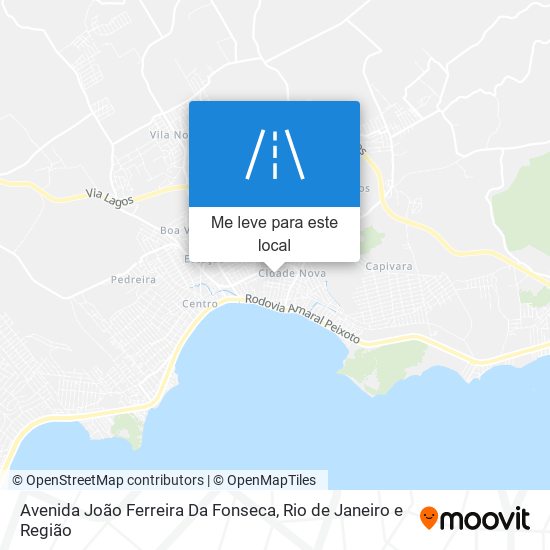 Avenida João Ferreira Da Fonseca mapa